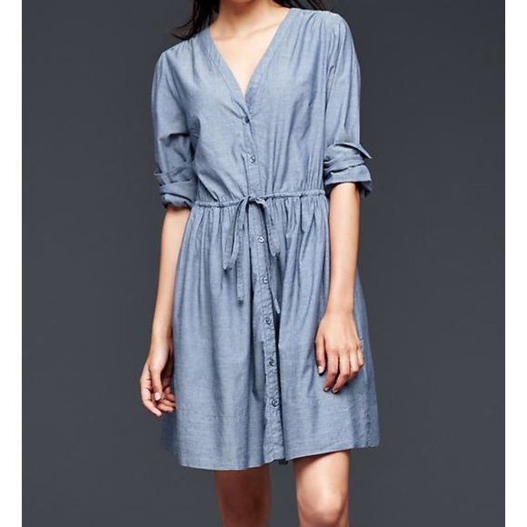 Gap Chambray Dress Dresses Images 2022
